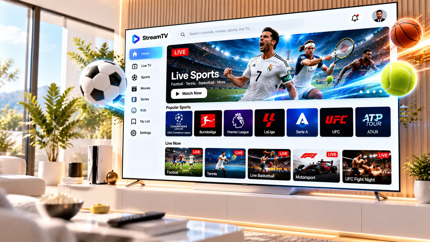 IPTV mit DAZN & Sky